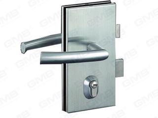 Cerradura de seguridad de seguridad de puertas de vidrio comercial de acero inoxidable (18B)