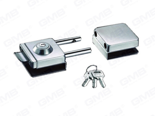 Lock de puertas correderas de seguridad de puertas de vidrio comercial de acero inoxidable (003a)