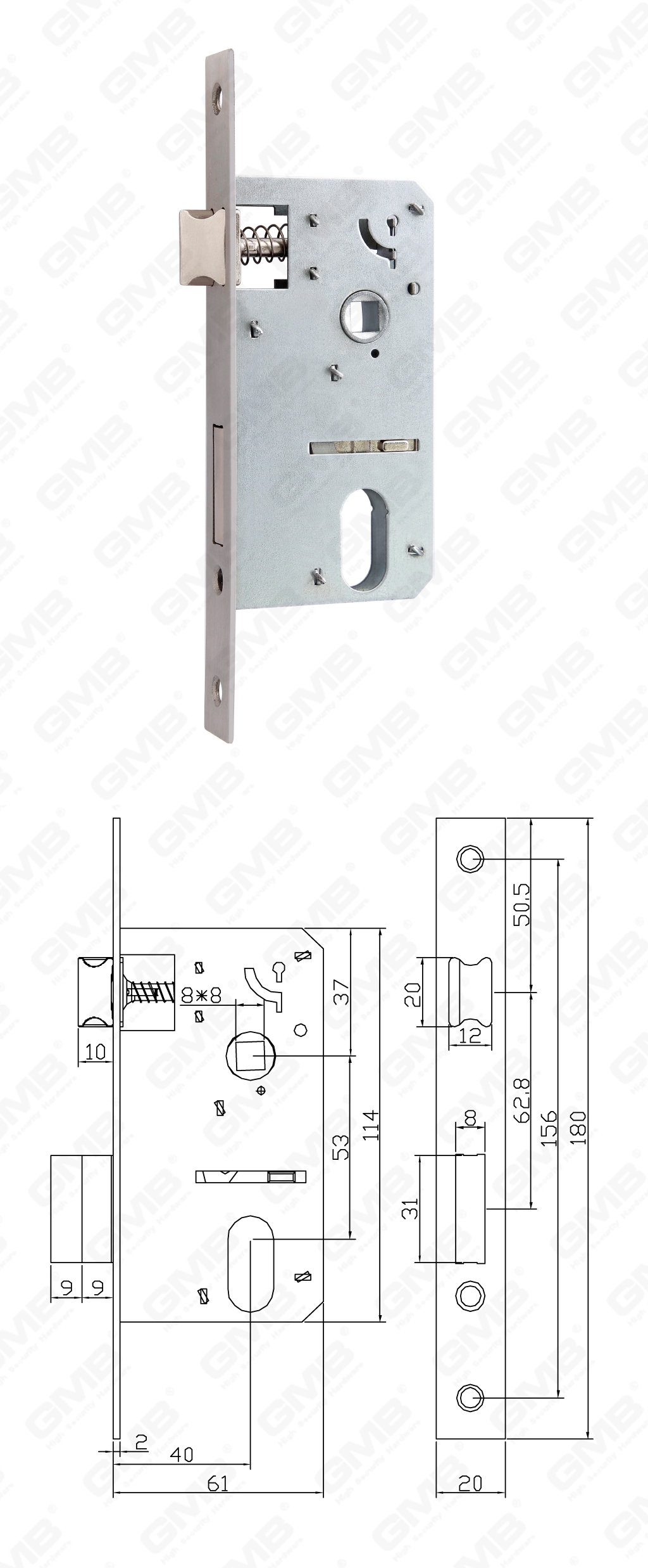 02 Bloqueo de mortaja 第三 部分 _JH1002C-100