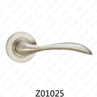 Asa de puerta de roseta de aluminio de aleación de zinc Zamak con roseta redonda (Z01025)
