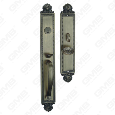 Grado superior de manija de puerta de villa exterior de aleación de zinc de alta seguridad en China (ZT9841-DAB)