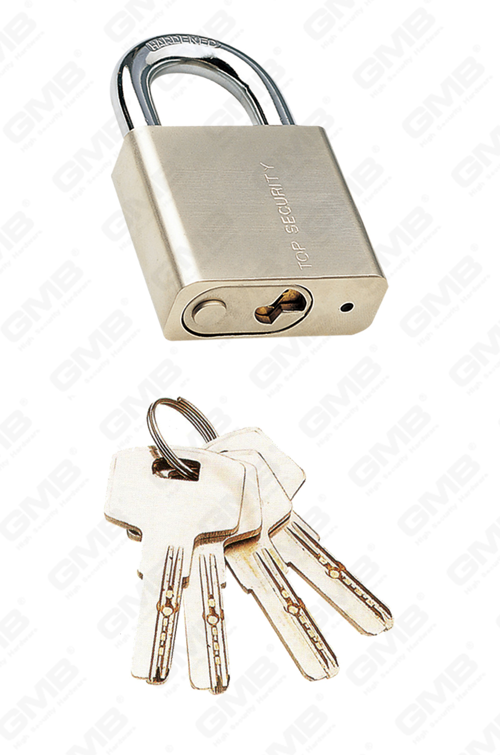 挂锁 网站 图 图 1_ 【016】 Key de computadora Brass Padlock-40
