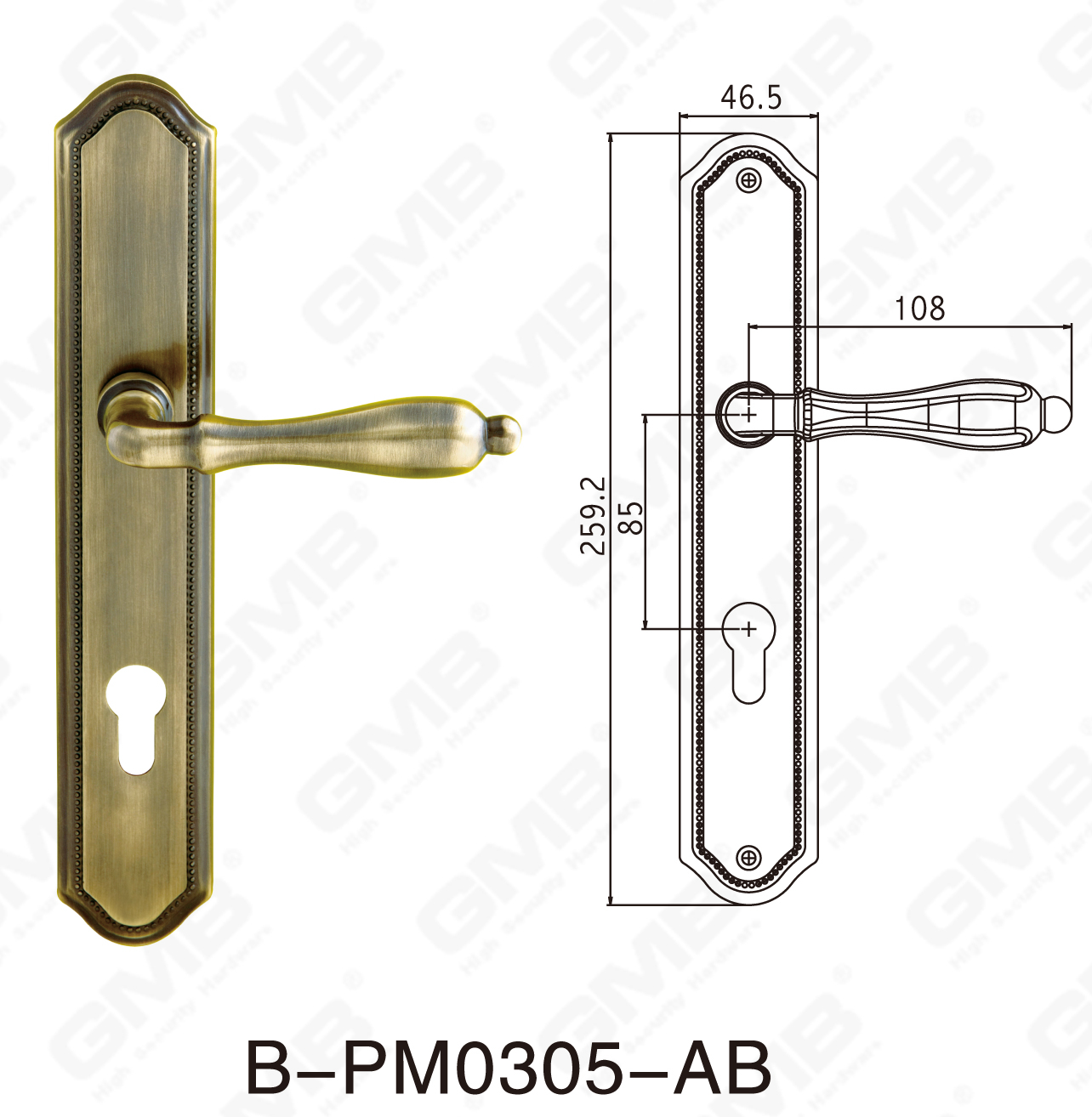 06 Brass Handle_B-PM0305-AB-04