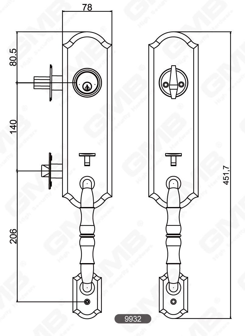 01 Serie de bloqueo de mango de agarre-44