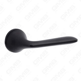 Nueva decoración moderna de la casa manija de puerta de aluminio en roseta redonda