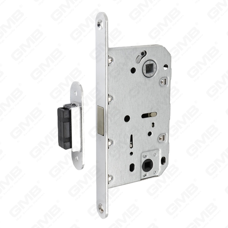 Cerradura de puerta de embutir de seguridad Pestillo magnético Cuerpo de cerradura magnética Placa de cierre diferente disponible (CX410B-S)