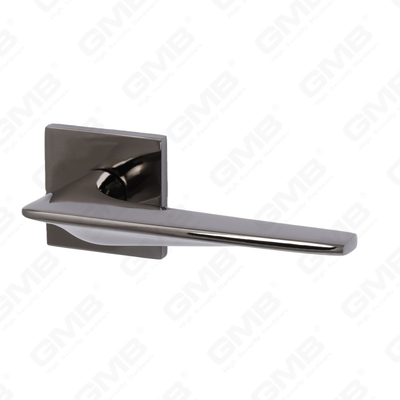 Nueva decoración moderna de la casa manija de puerta de aluminio en roseta redonda