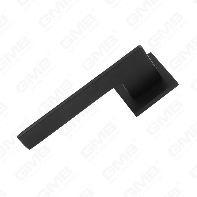 Nueva decoración moderna de la casa manija de puerta de aluminio en roseta redonda