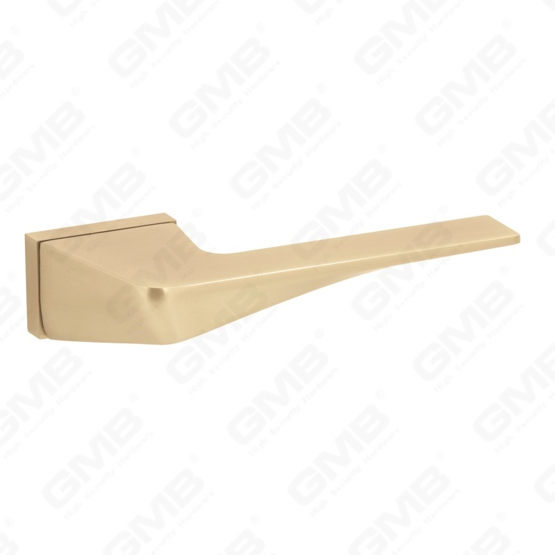 Nueva decoración moderna de la casa manija de puerta de aluminio en roseta redonda