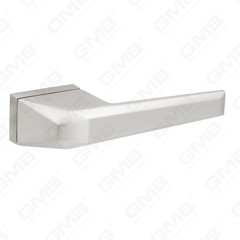 Nueva decoración moderna de la casa manija de puerta de aluminio en roseta redonda