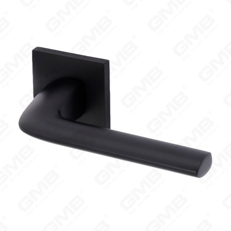 Nueva decoración moderna de la casa manija de puerta de aluminio en roseta redonda