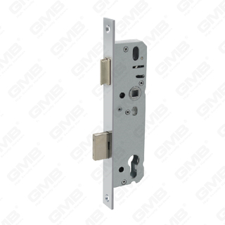 Cerradura de puerta de aluminio de alta seguridad Cuerpo de cerradura de orificio de cilindro de cerradura estrecha (9225-X)