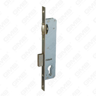 Cerradura de puerta de aluminio de alta seguridad Cerradura estrecha Agujero de cilindro Pestillo de rodillo Cuerpo de cerradura (165-20R 25R 30R 35R)