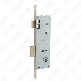 Cerradura de puerta de aluminio de alta seguridad Cerradura estrecha Cuerpo de cerradura de orificio de WC (165-20BB 25BB 35BB)