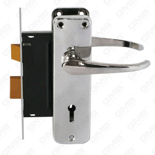 Juego de cerradura de puerta de alta seguridad con cerrojo Juego de cerradura Manija de cerradura de caja de cerradura (225AL)