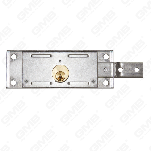 Seguridad Nigh Latch Lock Cerradura de acero con orificio para llave Rim Lock Rim Cylinder Lock (641 L/R)