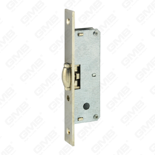 Cerradura de puerta de aluminio de alta seguridad Cerradura estrecha Pestillo de rodillo Cuerpo de cerradura (6000RS)