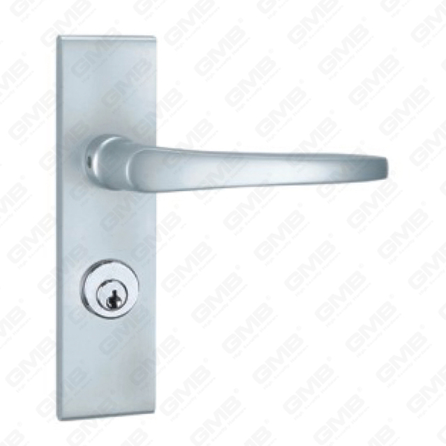 Tirador de puerta de aluminio oxigenado en la placa de la placa de la manija de la puerta (G375-G53)