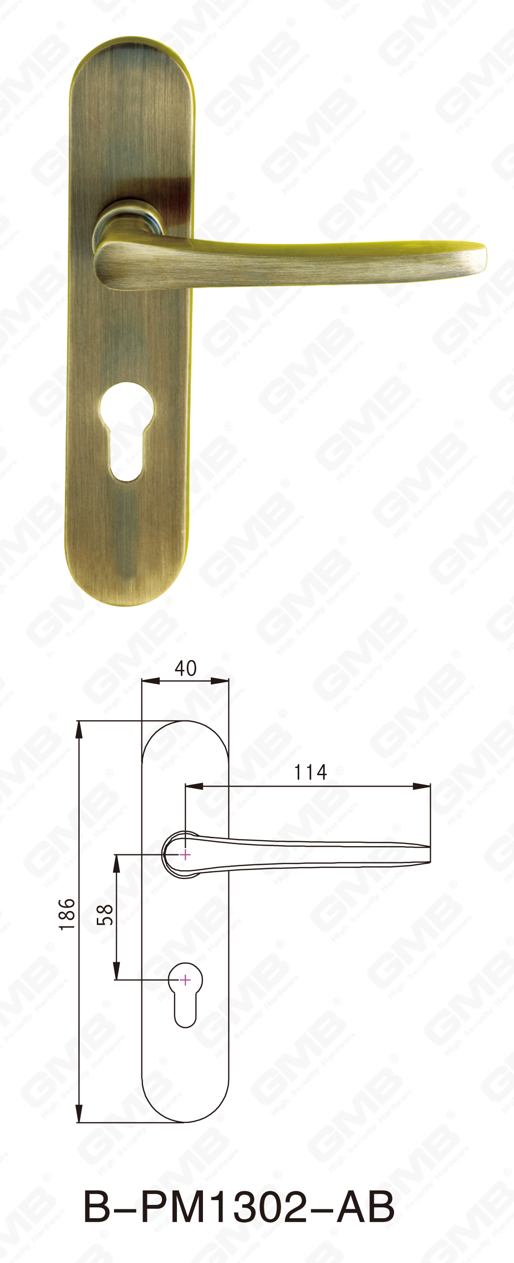 06 Brass Handle_B-PM1302-AB-12