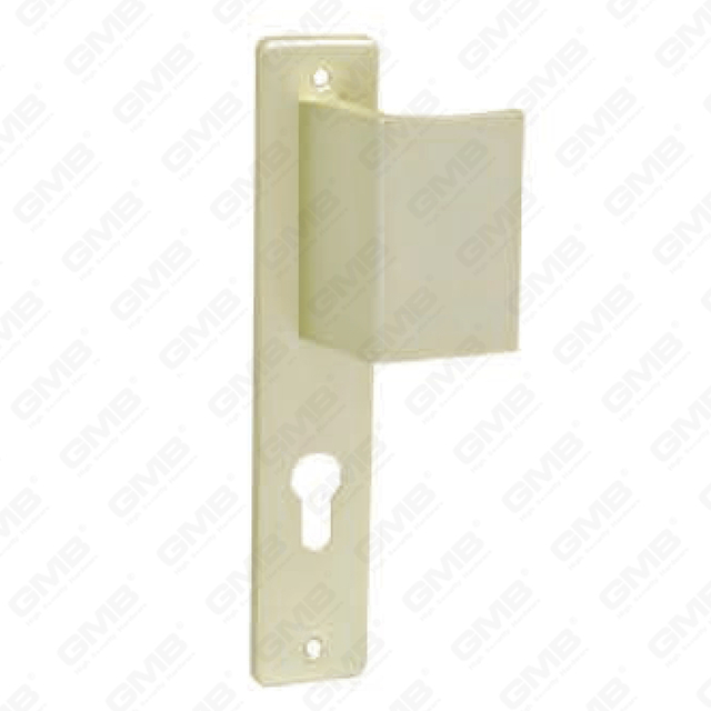 Tirador de puerta de aluminio oxigenado en placa Tirador de puerta de placa (213E)