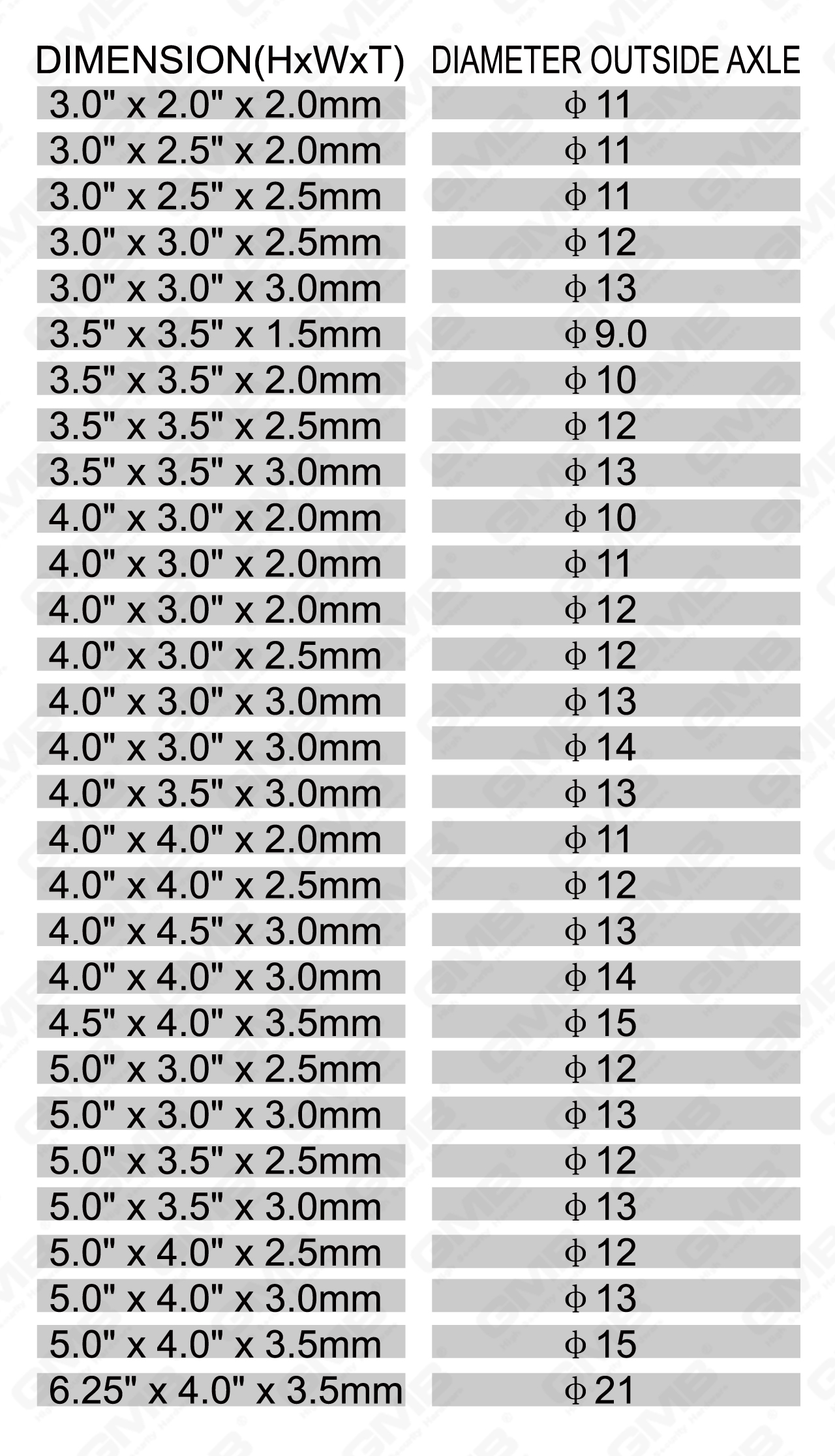 Stainless Steel Hinge Series_LDL-108-24