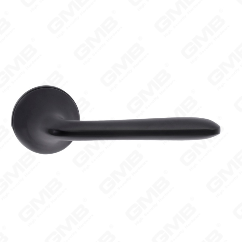 Nueva decoración moderna de la casa manija de puerta de aluminio en roseta redonda