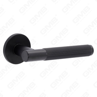 Nueva decoración moderna de la casa manija de puerta de aluminio en roseta redonda