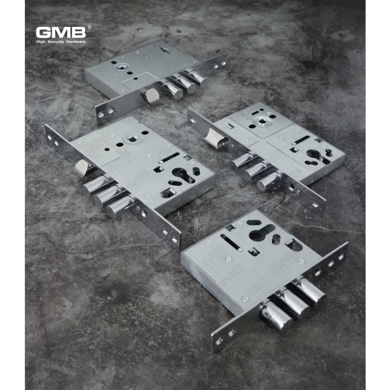 Cerradura de puerta de alta seguridad, cuerpo de cerradura resistente, puerta exterior, cerradura de puerta de embutir (811)