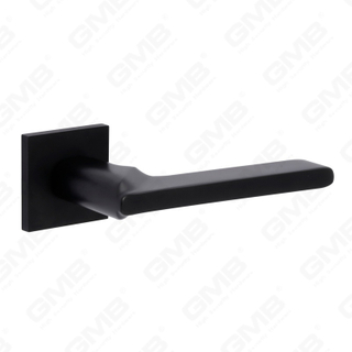 Nueva decoración moderna de la casa manija de puerta de aluminio en roseta redonda