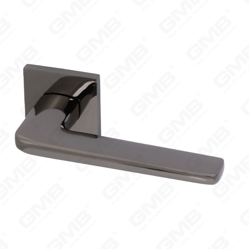 Nueva decoración moderna de la casa manija de puerta de aluminio en roseta redonda