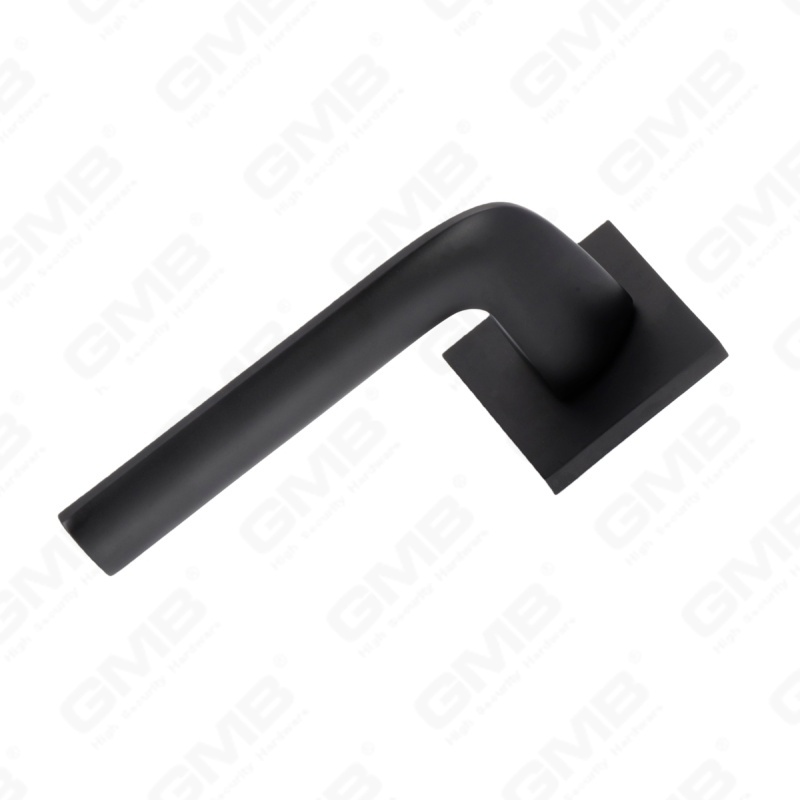 Nueva decoración moderna de la casa manija de puerta de aluminio en roseta redonda