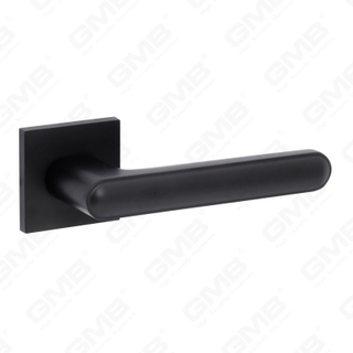 Nueva decoración moderna de la casa manija de puerta de aluminio en roseta redonda