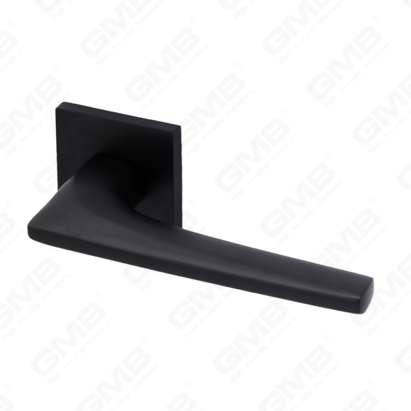 Nueva decoración moderna de la casa manija de puerta de aluminio en roseta redonda