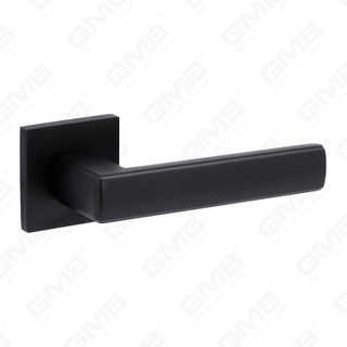 Nueva decoración moderna de la casa manija de puerta de aluminio en roseta redonda