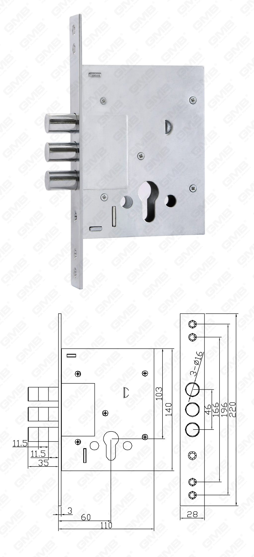 01 Mortis de alta seguridad Lock_257L-C-32