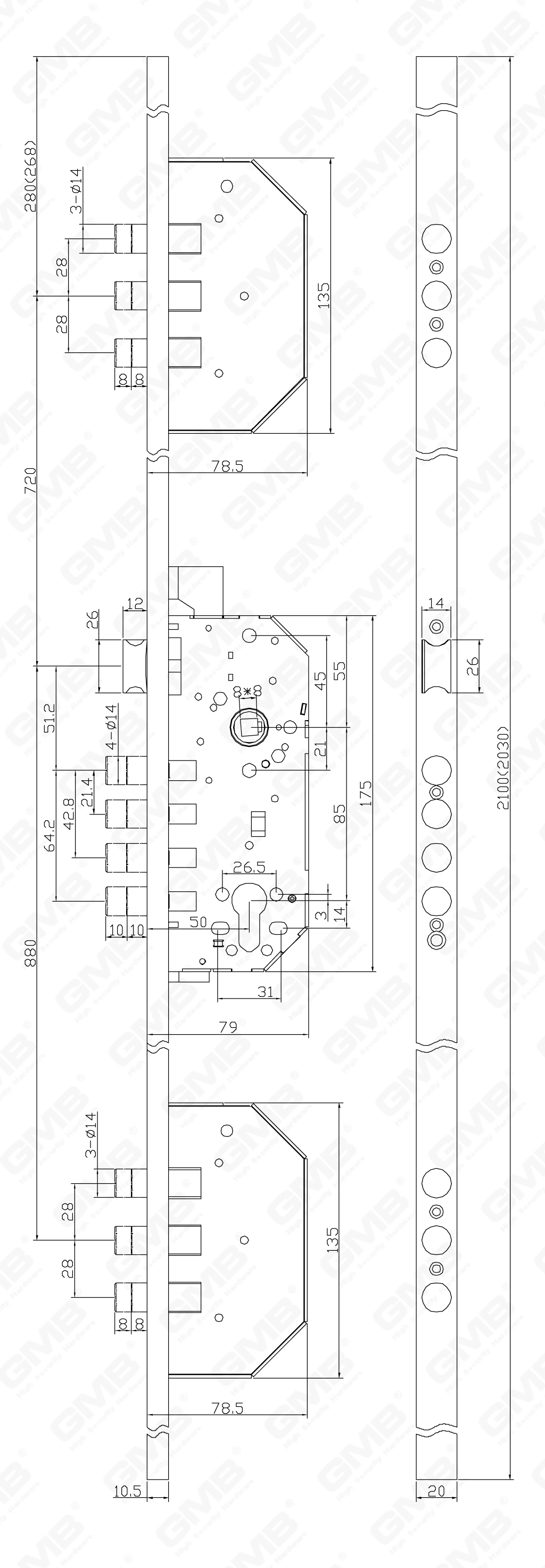 02 Cerradura de embutir第四部分_3201B-TB-49
