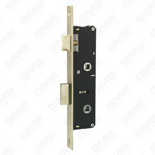 Cerradura de puerta de aluminio de alta seguridad Cerradura estrecha Cuerpo de cerradura de orificio de WC (155-30BB)