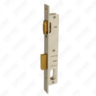 Cerradura de puerta de aluminio de alta seguridad Cerradura estrecha Agujero de cilindro Pestillo de rodillo Cuerpo de cerradura (1204)