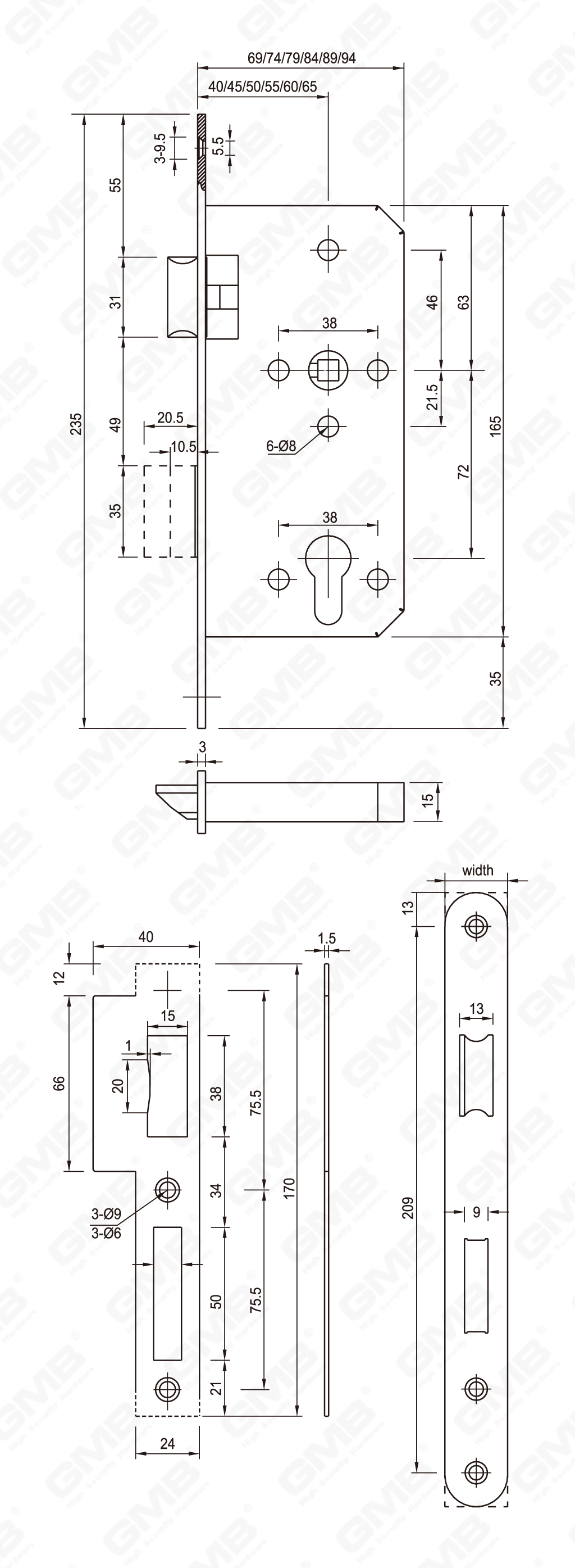 04 Bloqueo de acero inoxidable_4072Z-03