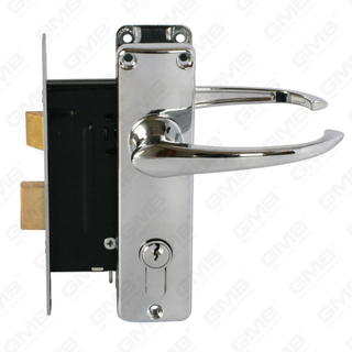 Juego de cerradura de puerta de alta seguridad con cerrojo Juego de cerradura Manija de cerradura de caja de cerradura (682FC)