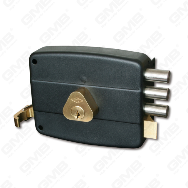 Seguridad Nigh Latch Lock 3 pin Deadbolt Rim Lock Rim Cylinder Lock (Serie 540-3M)