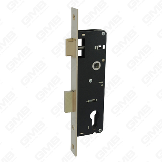 Cerradura de puerta de aluminio de alta seguridad Cuerpo de cerradura de orificio de cilindro de cerradura estrecha (155-21 25)