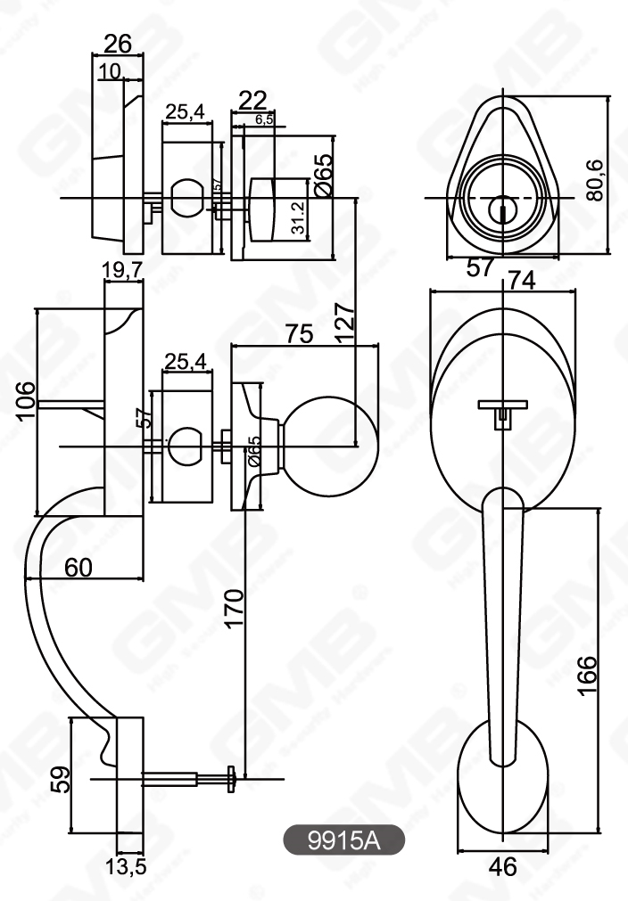 01 Mango de agarre Serie de bloqueo-10