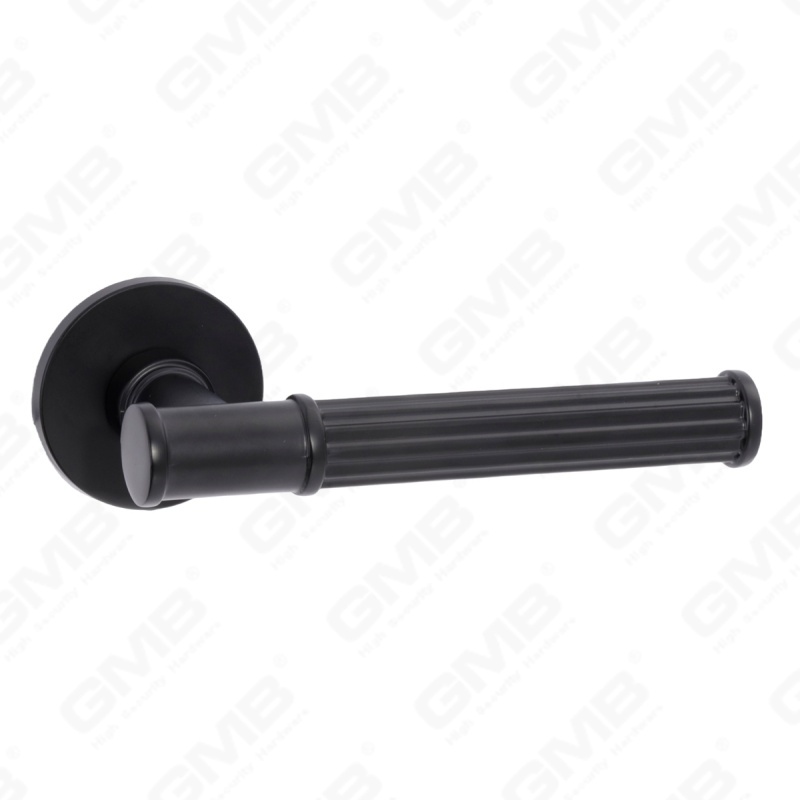 Nueva decoración moderna de la casa manija de puerta de aluminio en roseta redonda