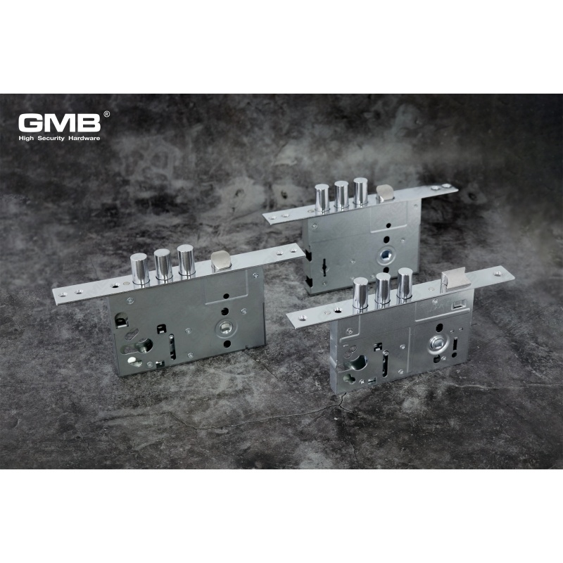 Cerradura de puerta de alta seguridad, cuerpo de cerradura resistente, puerta exterior, cerradura de puerta de embutir (811)