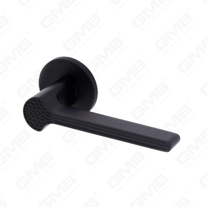 Nueva decoración moderna de la casa manija de puerta de aluminio en roseta redonda