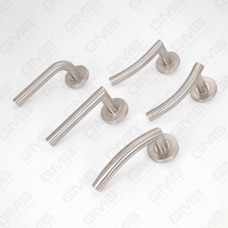 Manija de puerta de madera de acero inoxidable 304/manija de palanca