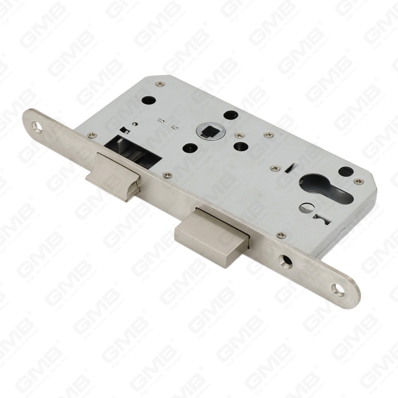 Cuerpo de cerradura con orificio para cilindro de puerta de embutir de acero inoxidable de alta seguridad para puertas de madera o acero (Serie 85Z)