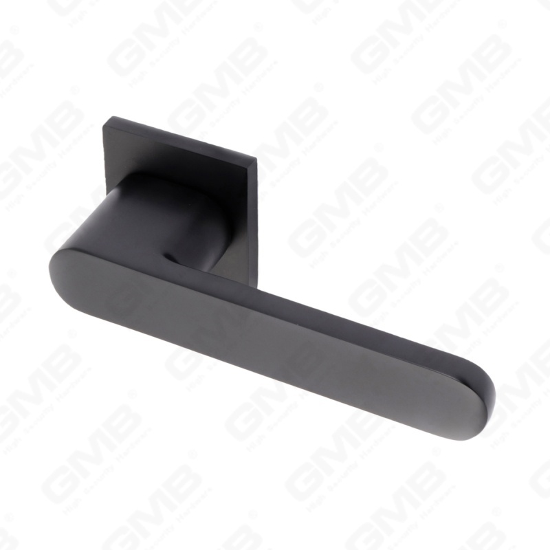 Nueva decoración moderna de la casa manija de puerta de aluminio en roseta redonda