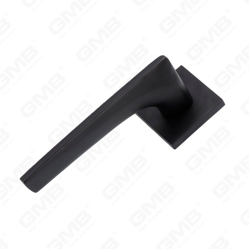 Nueva decoración moderna de la casa manija de puerta de aluminio en roseta redonda